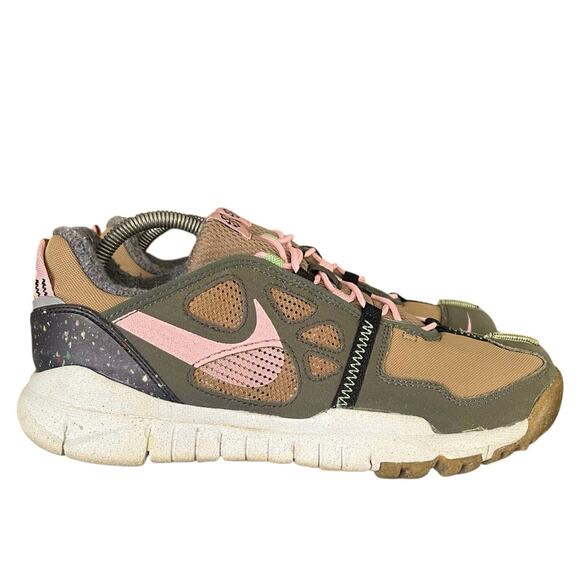 Nike Other - Nike Shoes Men Size 10 Free Terra Vista Brown Kelp Pink Glaze CZ1757-300 Sneaker